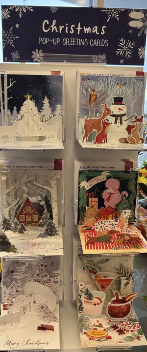 Seasons Greeting Pop-Up Cards